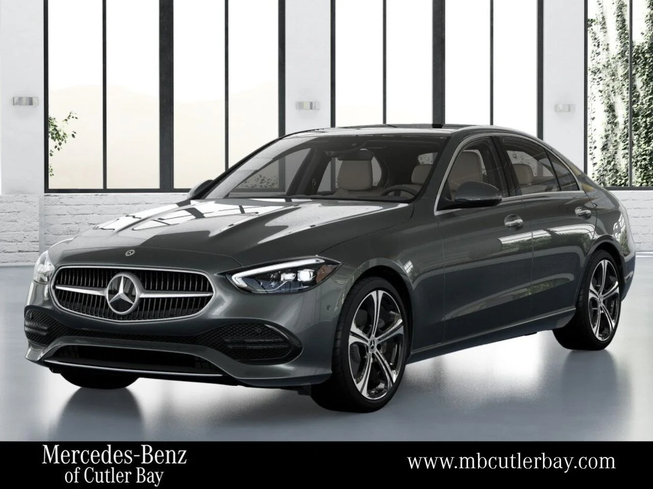 New 2026 Selenite Grey Metallic Mercedes-Benz C 300 image 1
