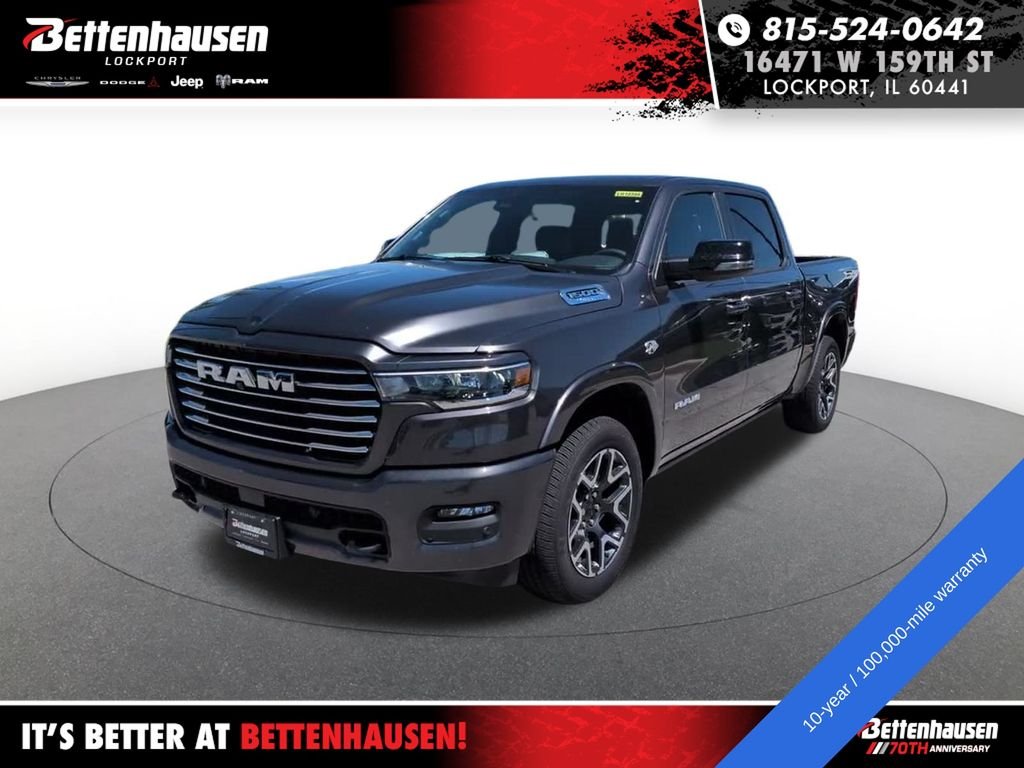 New 2026 Granite Crystal Metallic Clear-Coat Exterior Paint RAM LARAMIE image 1