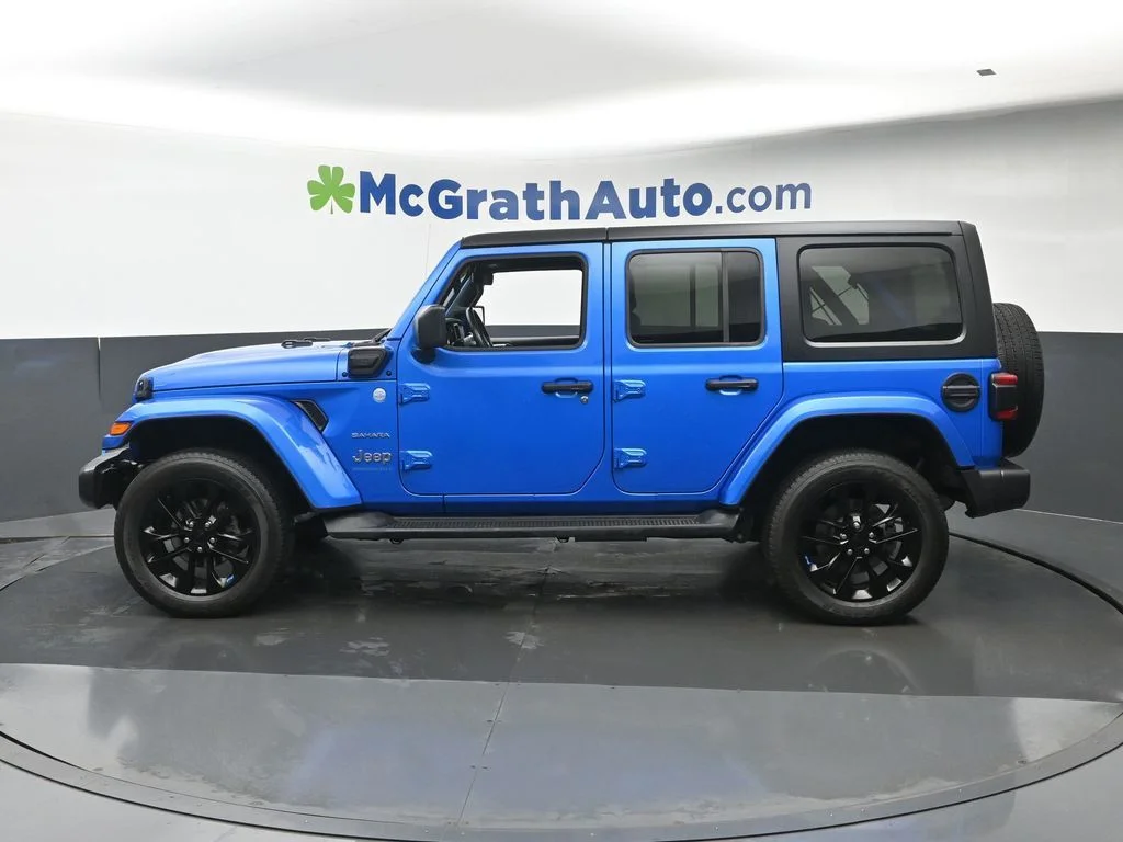 Certified Used 2023 Blue Jeep Sahara 4xe image 23