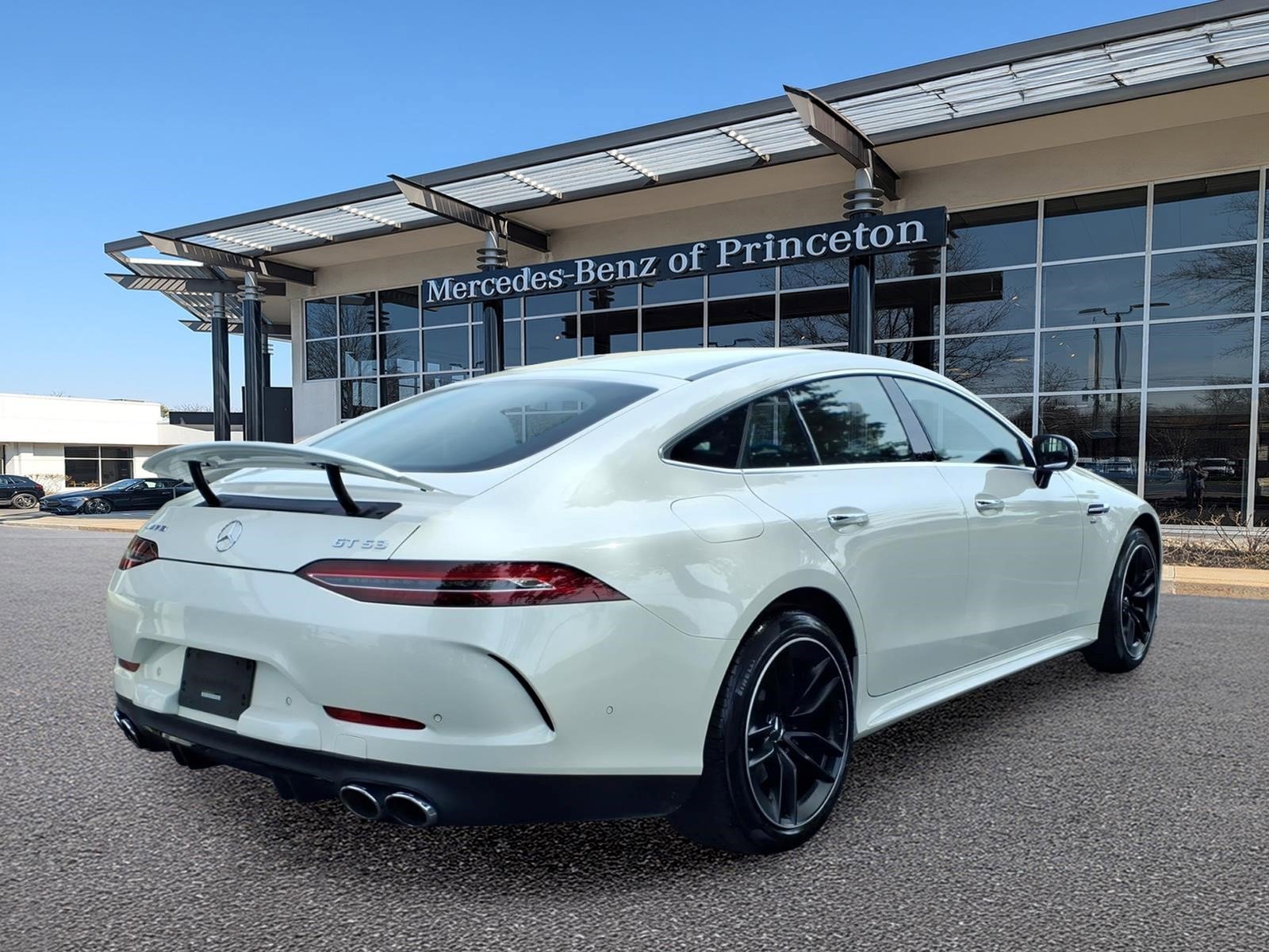 Certified Used 2023 MANUFAKTUR Diamond White Metallic Mercedes-Benz AMG® GT 53 4-Door Coupe image 3