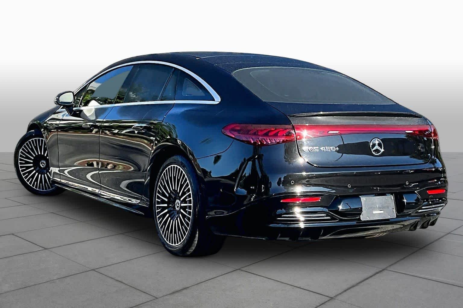 Certified Used 2023 Obsidian Black Metallic Mercedes-Benz EQS 450+ image 12