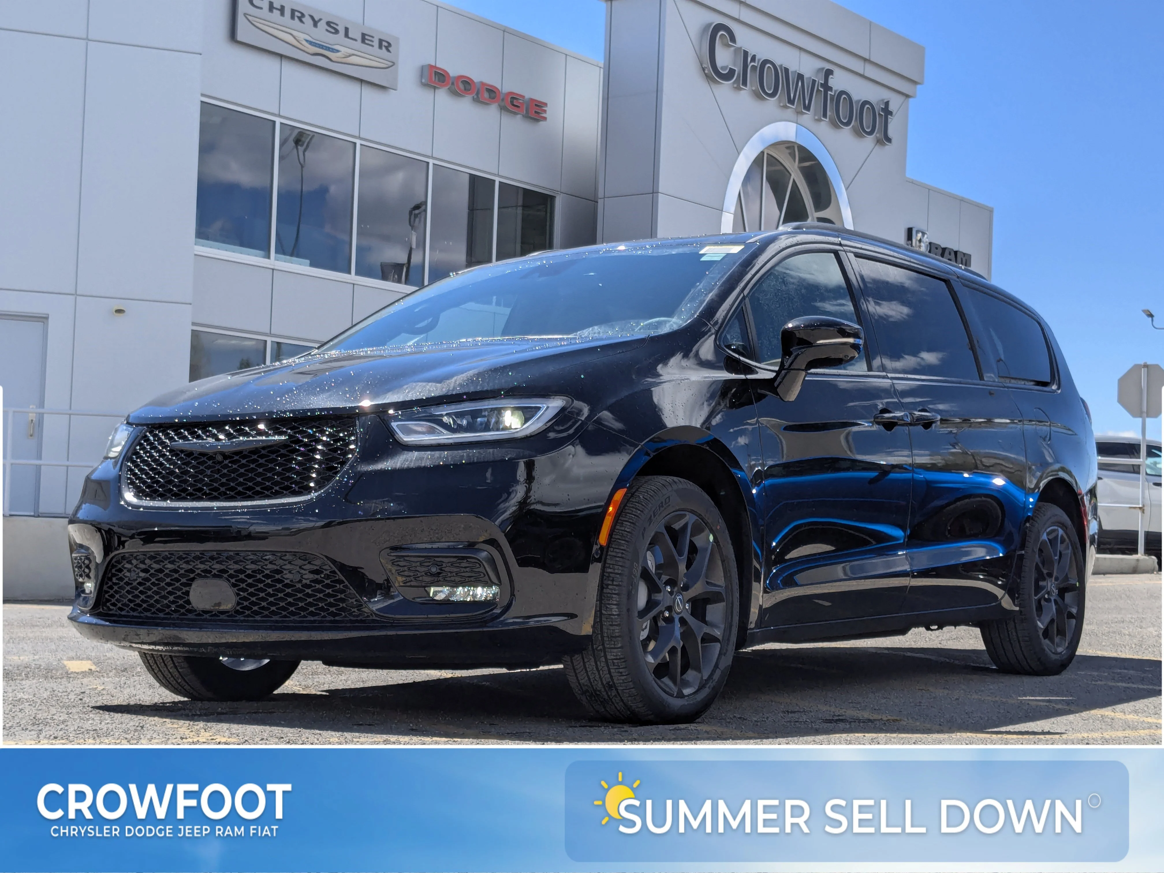 New 2026 Black Chrysler Select AWD - - 3.6L Pentastar VVT V6 - S Appearance Pkg w/ 20 Whls - Safety Sphere w/ 360 Camera & image 1