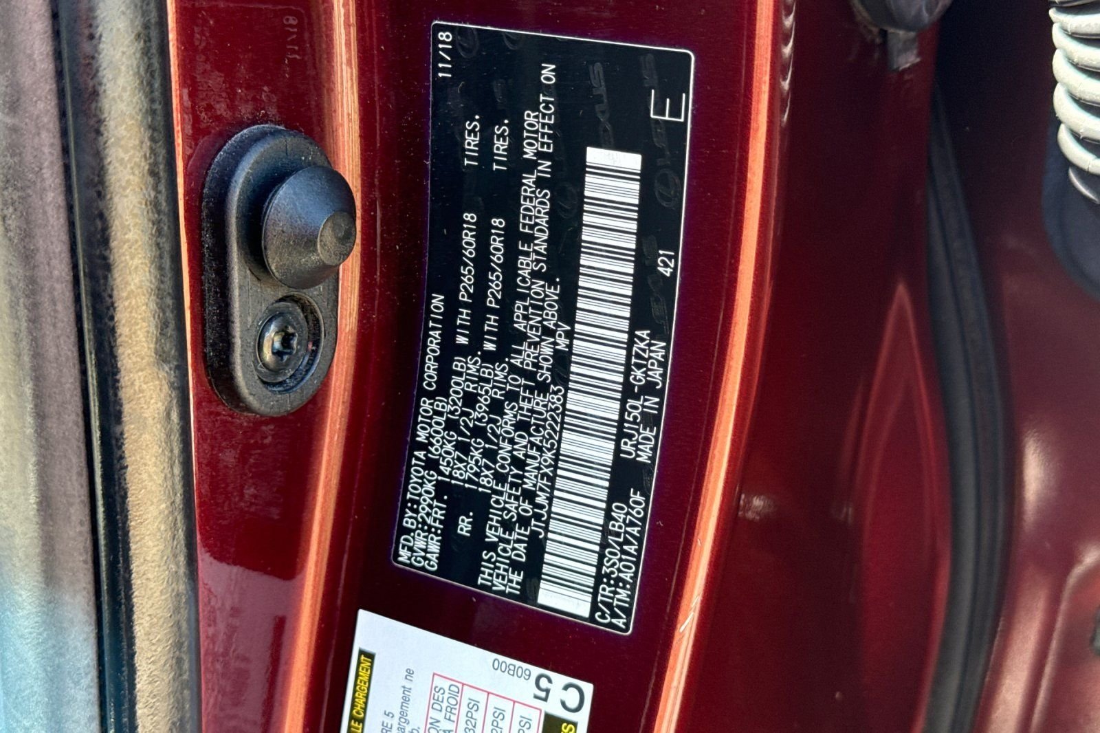 Used 2019  Lexus 460 Luxury image 35
