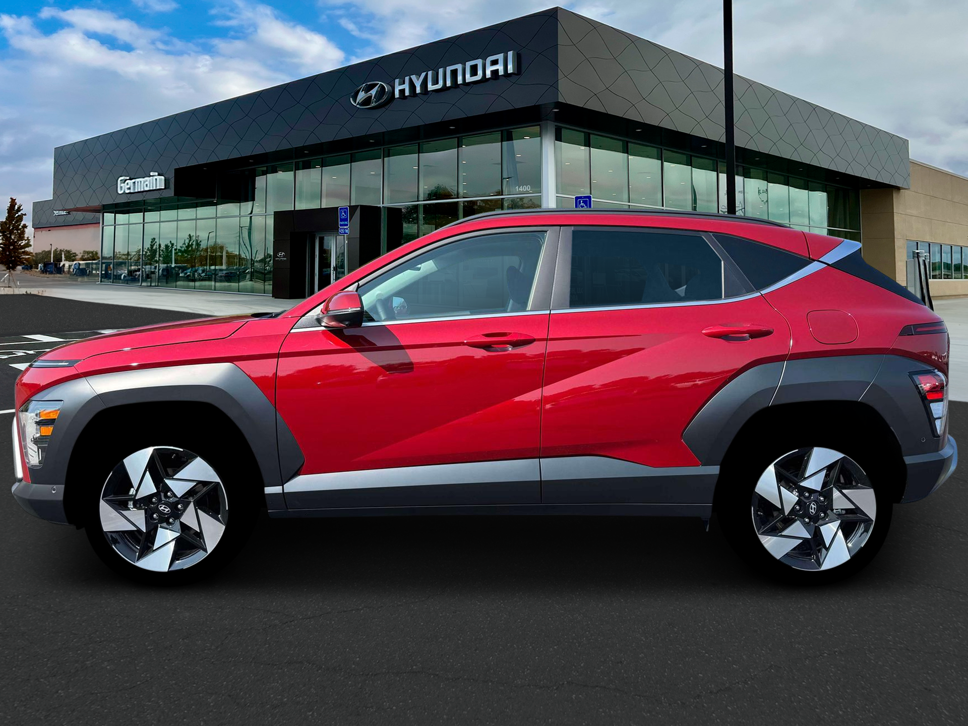 New 2026 Ultimate Red Metallic Hyundai Limited AWD image 3