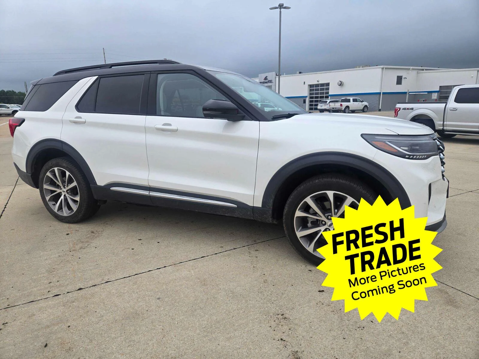 Used 2025 Star White Metallic Tri-Coat FORD Platinum image 6
