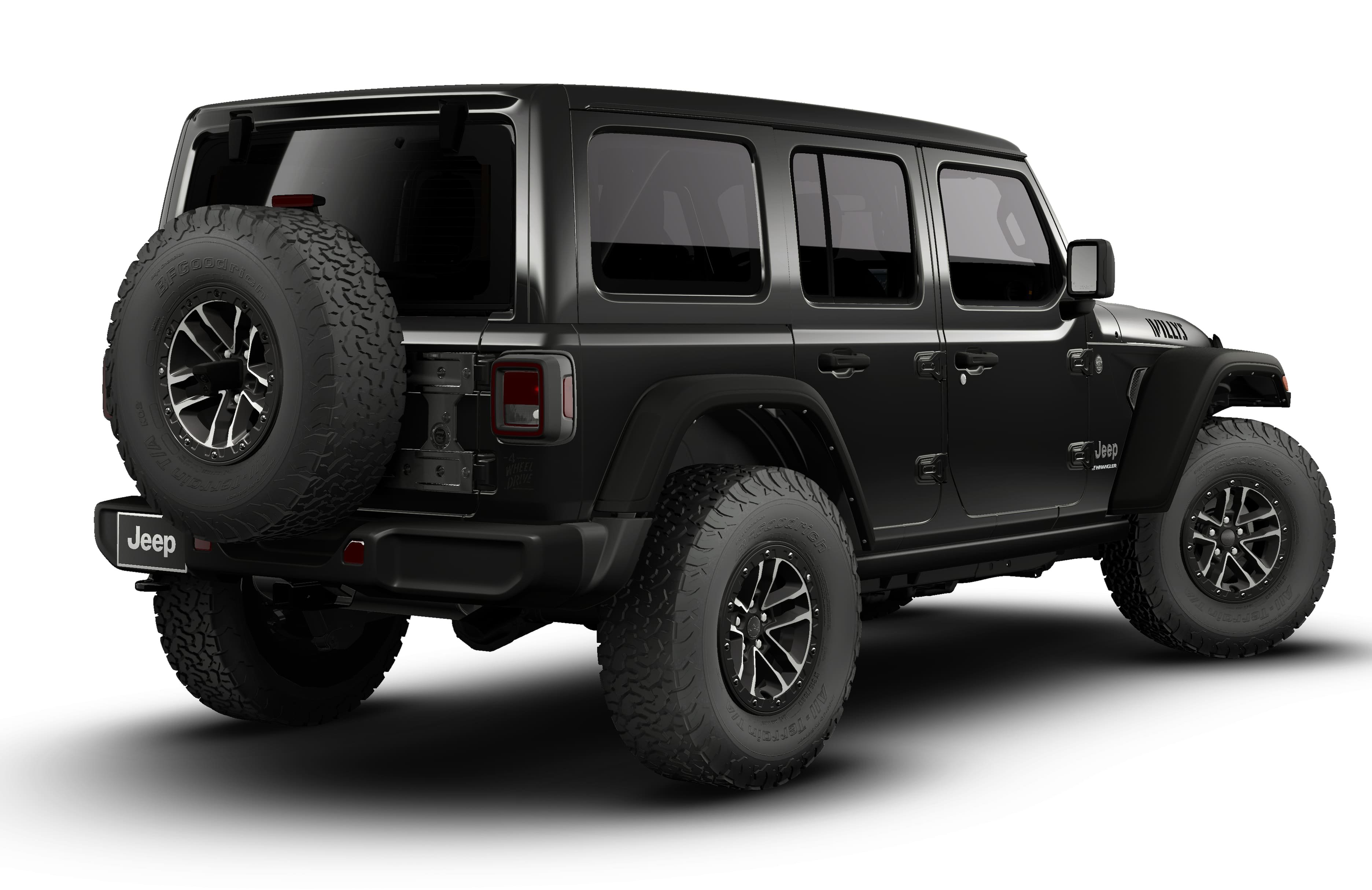 New 2026 Black Clear-Coat Exterior Paint Jeep Willys image 14
