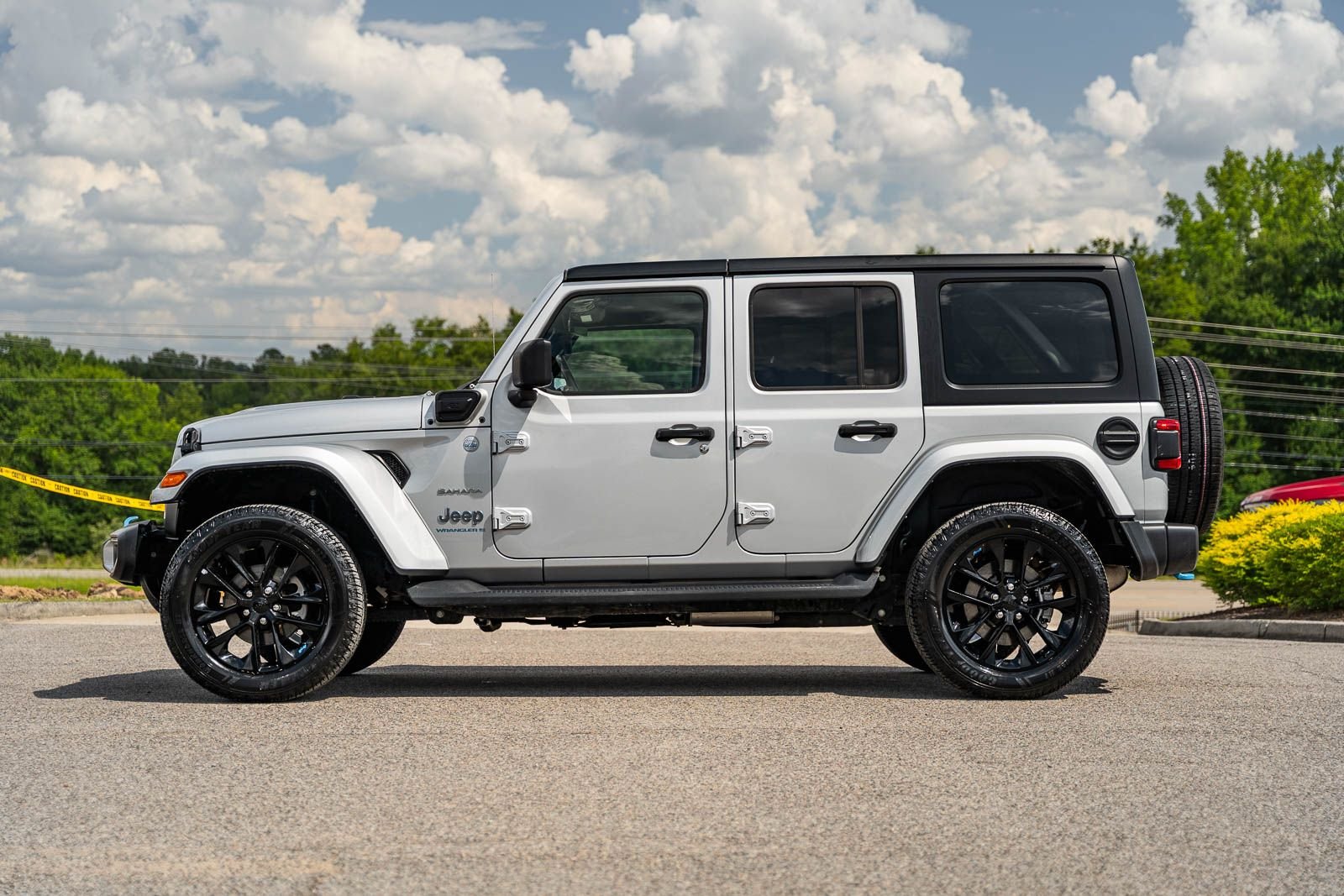 Certified Used 2023 Silver Jeep Sahara 4xe image 4