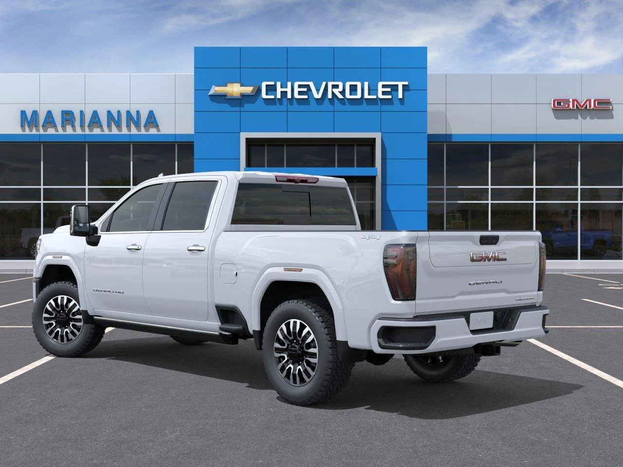 New 2026 Glacier White Tricoat GMC Denali Ultimate image 3