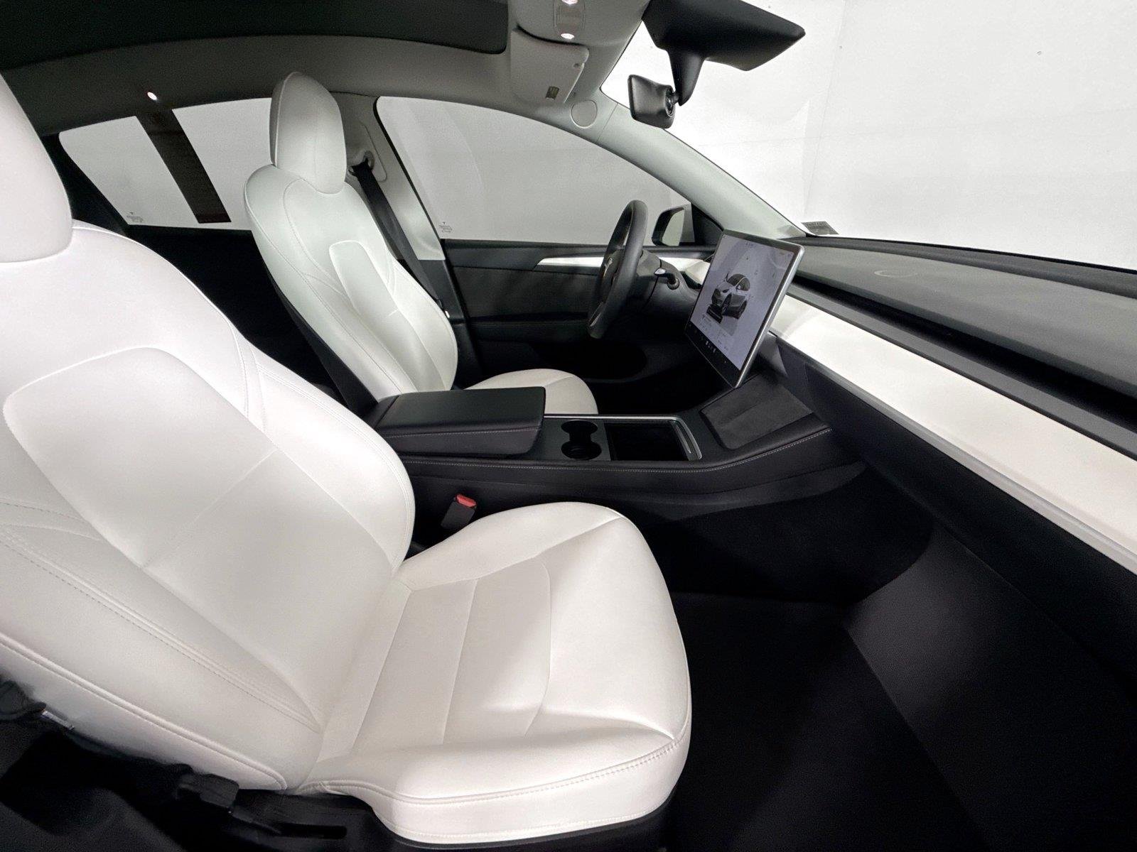 Used 2023 Pearl White Multi-Coat Tesla Long Range image 38