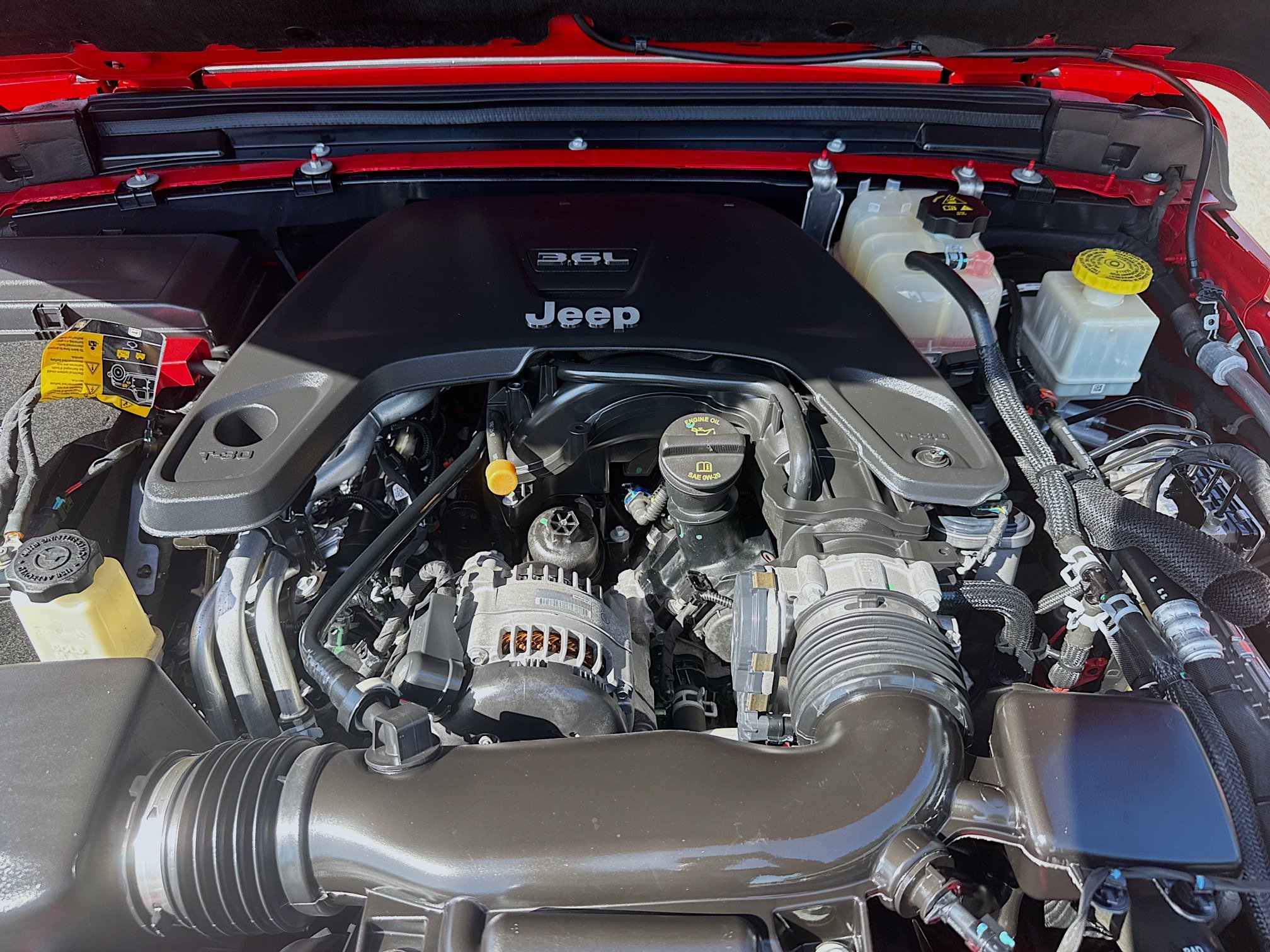 Used 2021 Firecracker Red Clearcoat Jeep Overland image 35