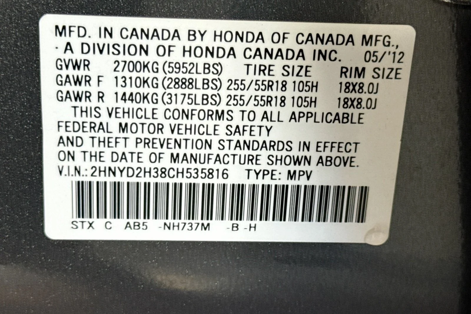 Used 2012 White Acura Tech Pkg image 30