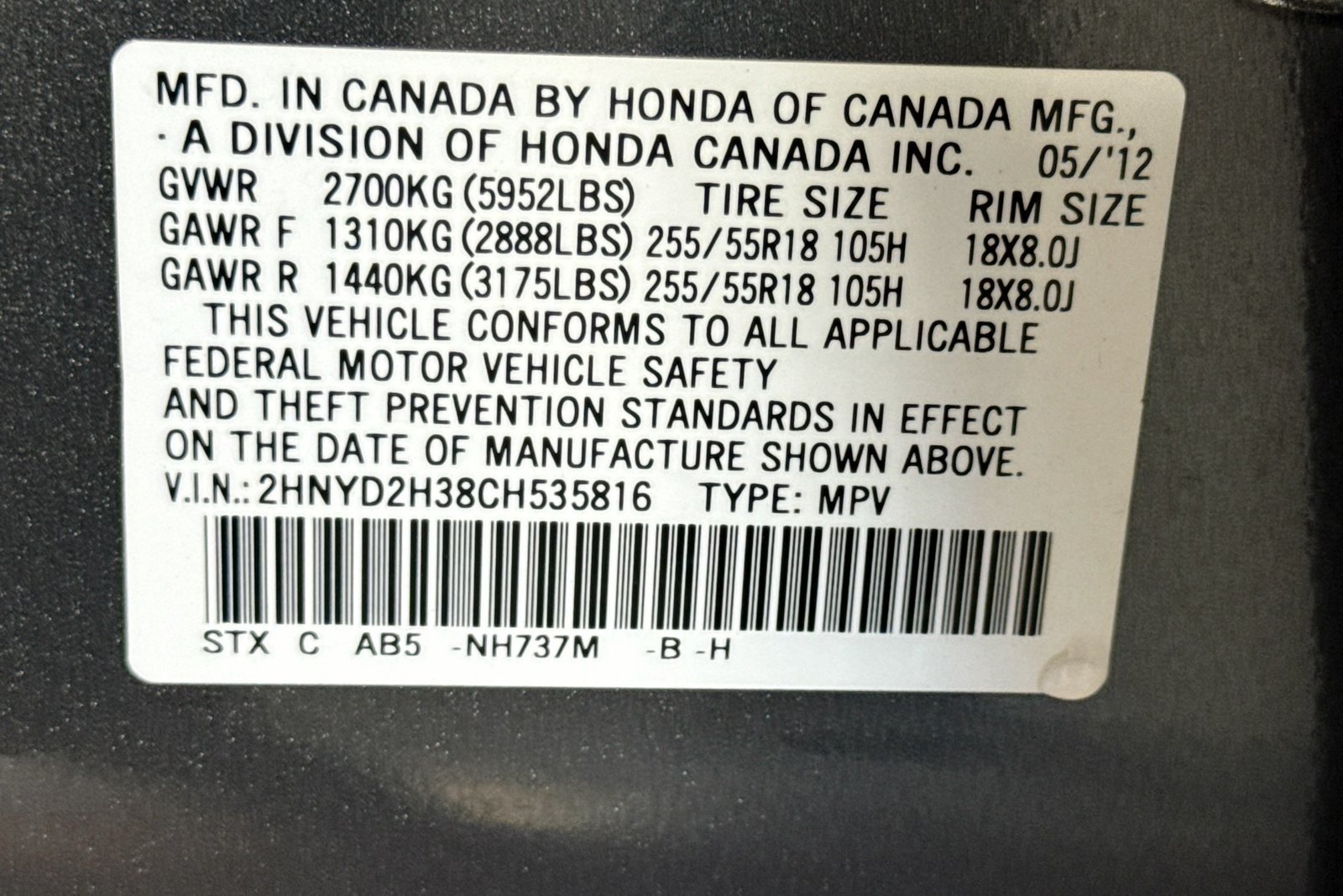 Used 2012 White Acura Tech Pkg image 30