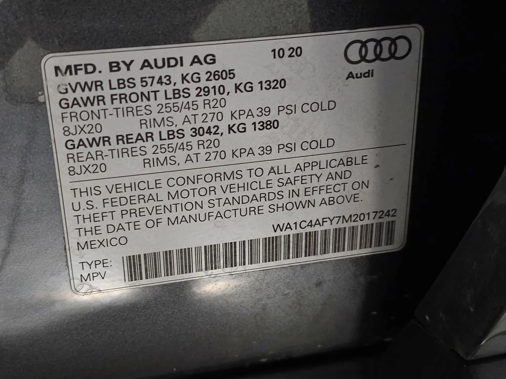 Used 2021 Gray Audi Prestige image 40