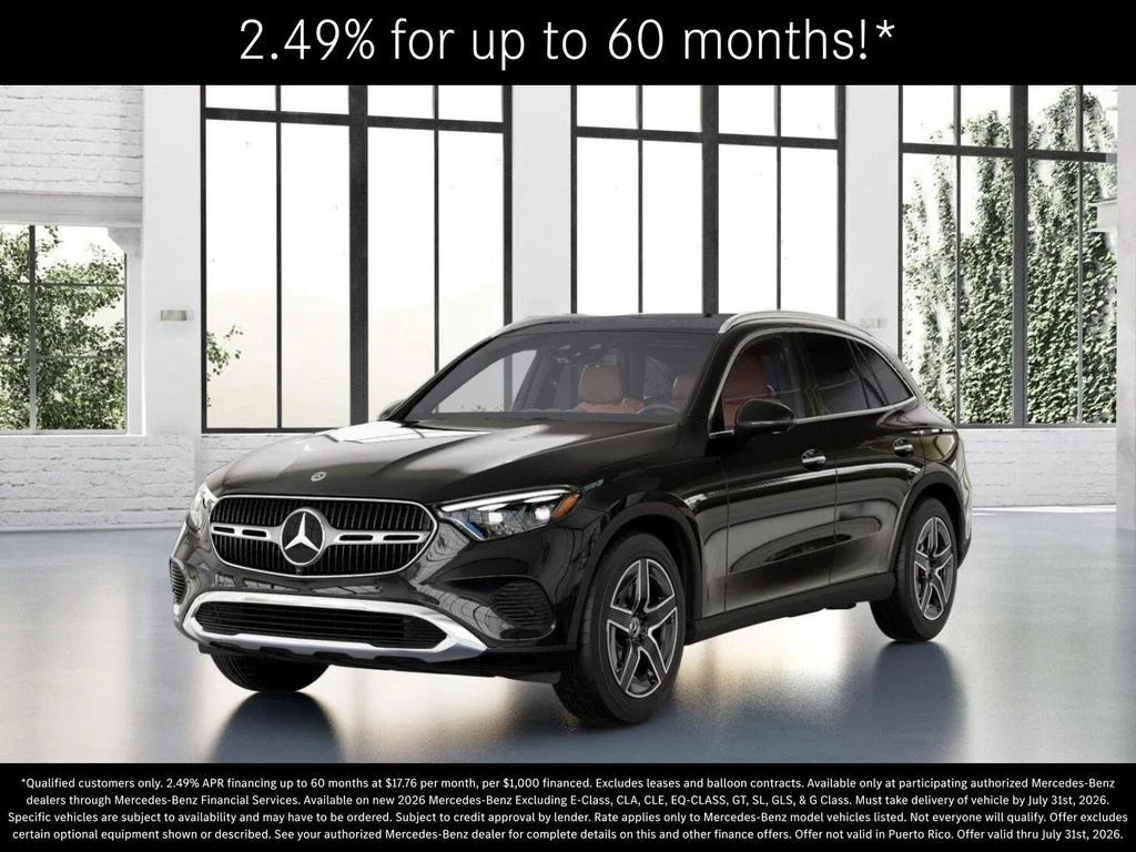 New 2026 Obsidian Black Metallic Mercedes-Benz GLC 300 image 40