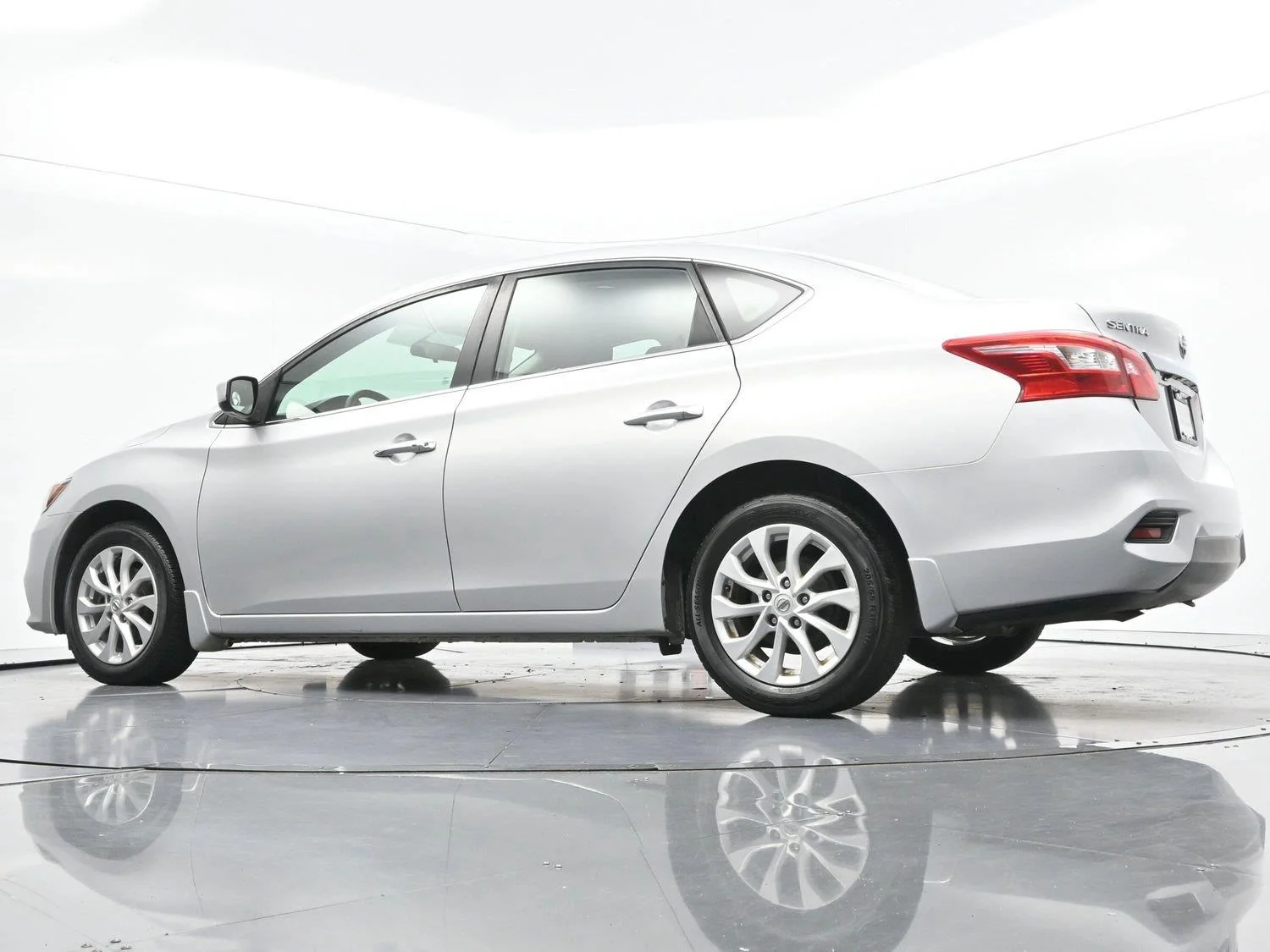 Used 2019 Brilliant Silver Metallic Nissan SV image 44