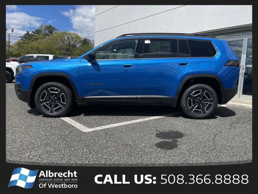 New 2026 Hydro Blue Pearl-Coat Exterior Paint Jeep Laredo image 2