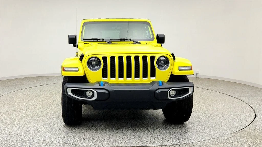 Used 2023 High Velocity Clearcoat Jeep Sahara 4x4 w/ Black Hard Top & Cold Weather Group image 2