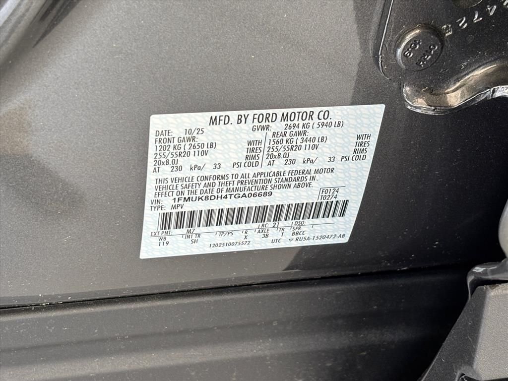New 2026 Carbonized Gray Metallic Ford Active image 30