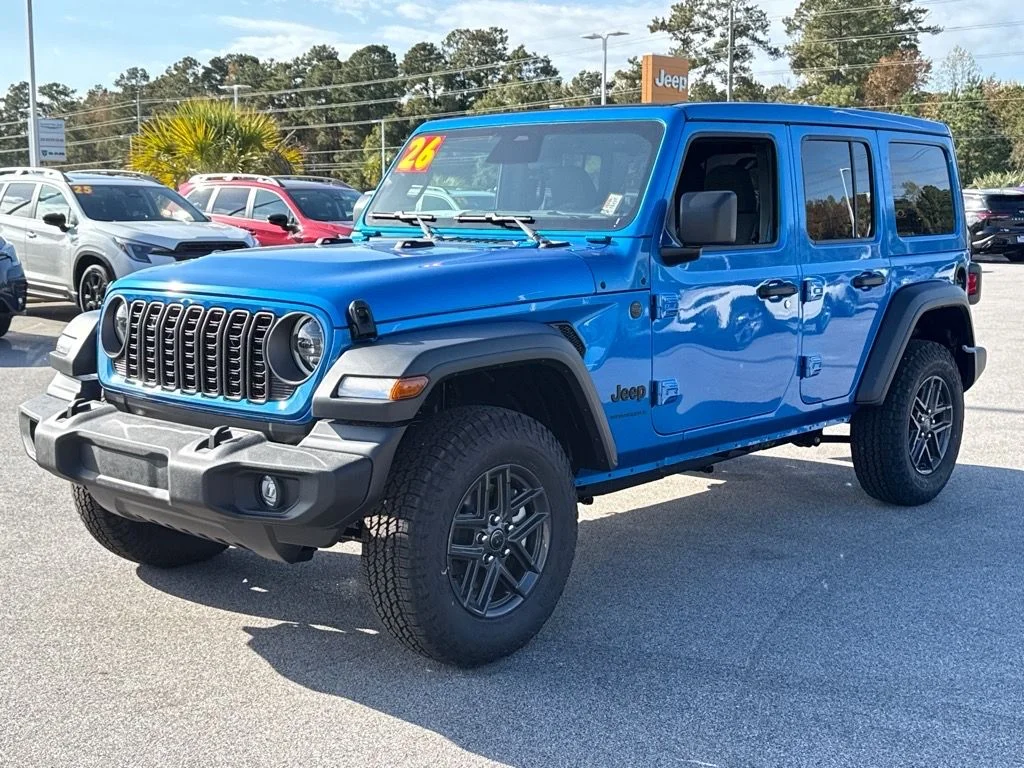 New 2026 Hydro Blue Pearl-Coat Exterior Paint Jeep Sport S image 4