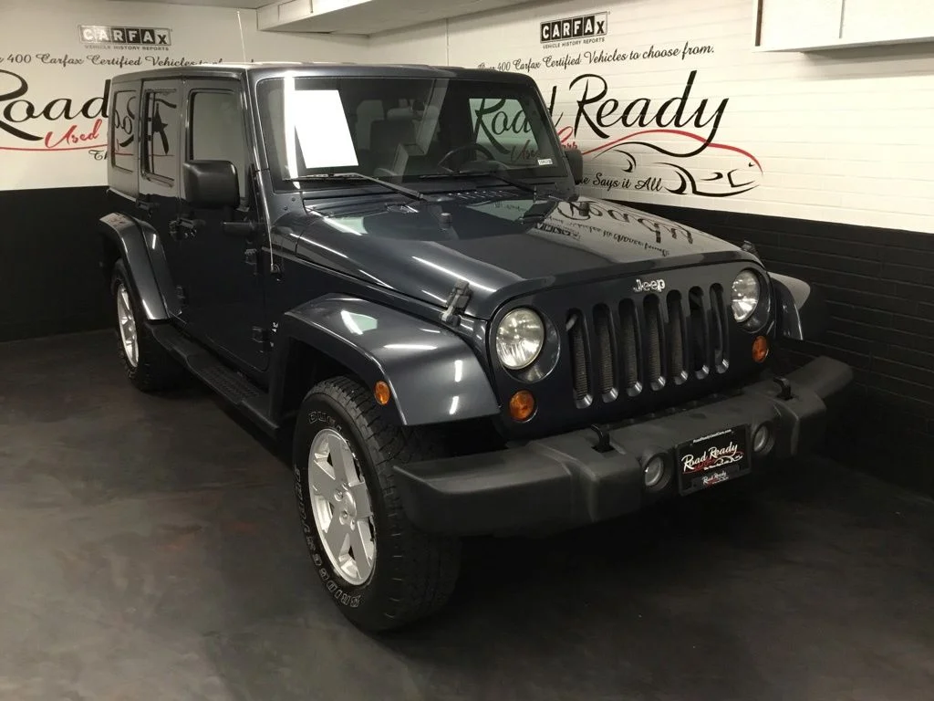 Used 2007 Blue Jeep Unlimited Sahara image 2