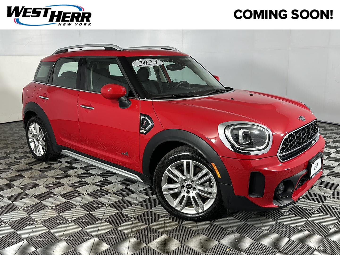 Used 2024 Chili Red MINI Cooper S image 1