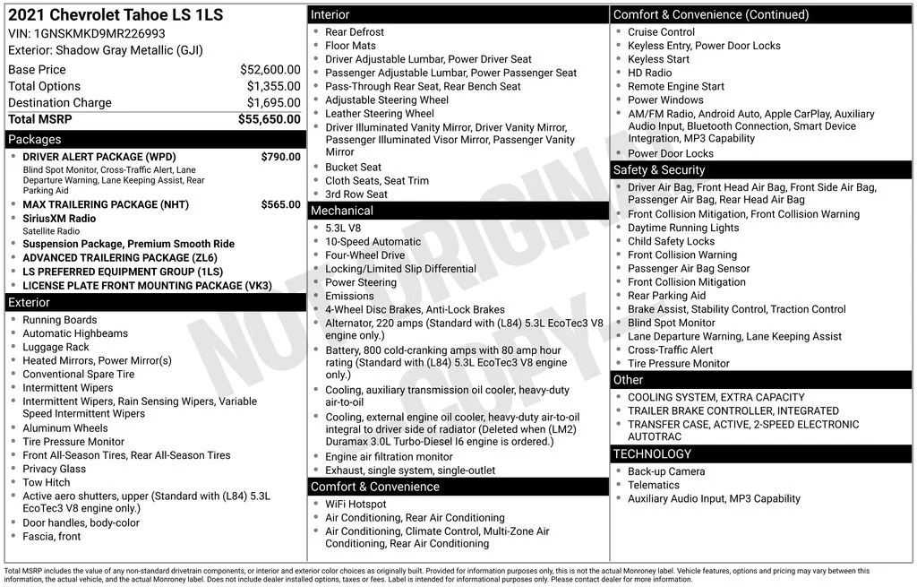 Used 2021 Gray Chevrolet LS image 10