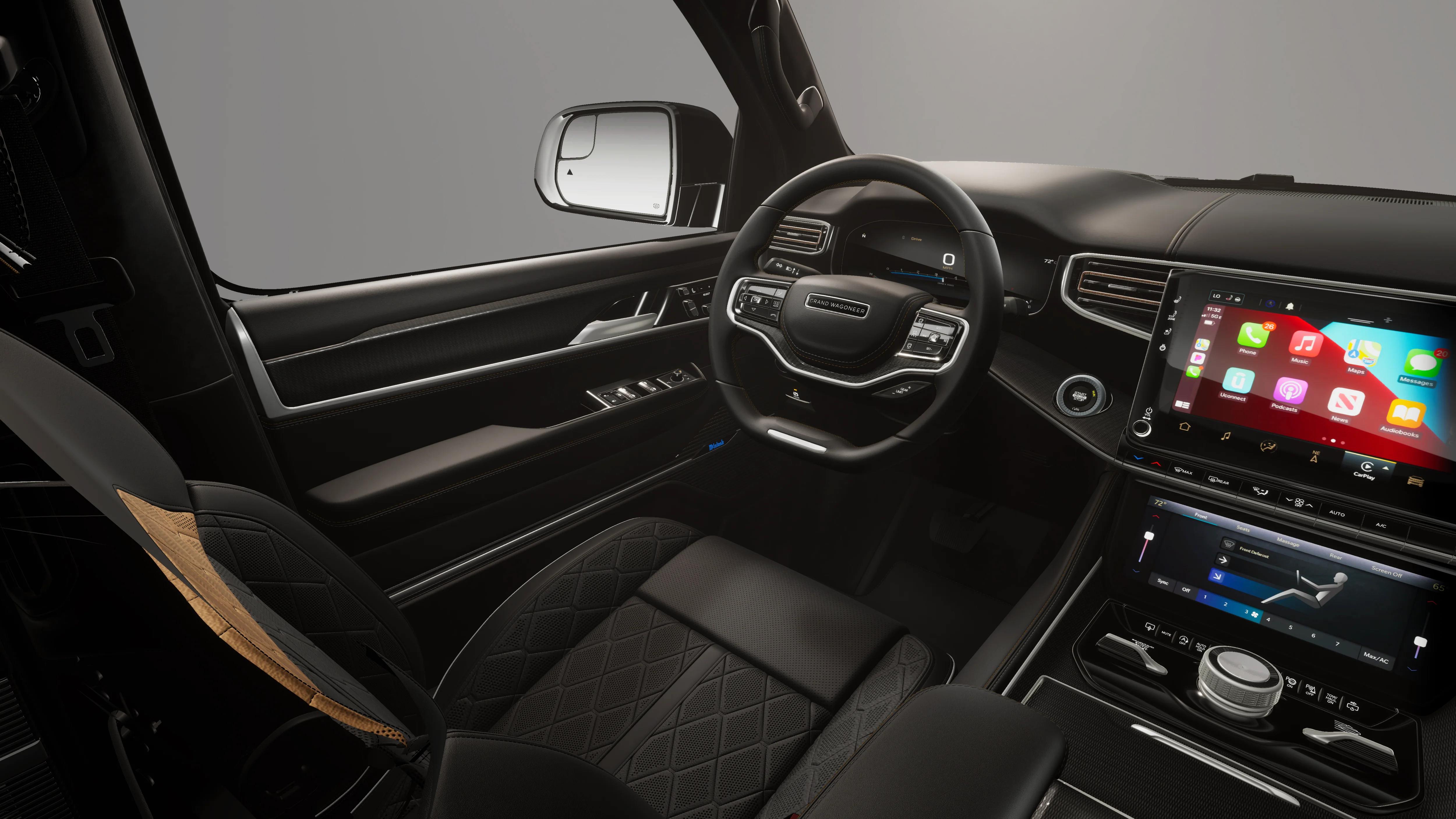 New 2026 High Gloss Black Exterior Paint Jeep Grand Wagoneer image 8