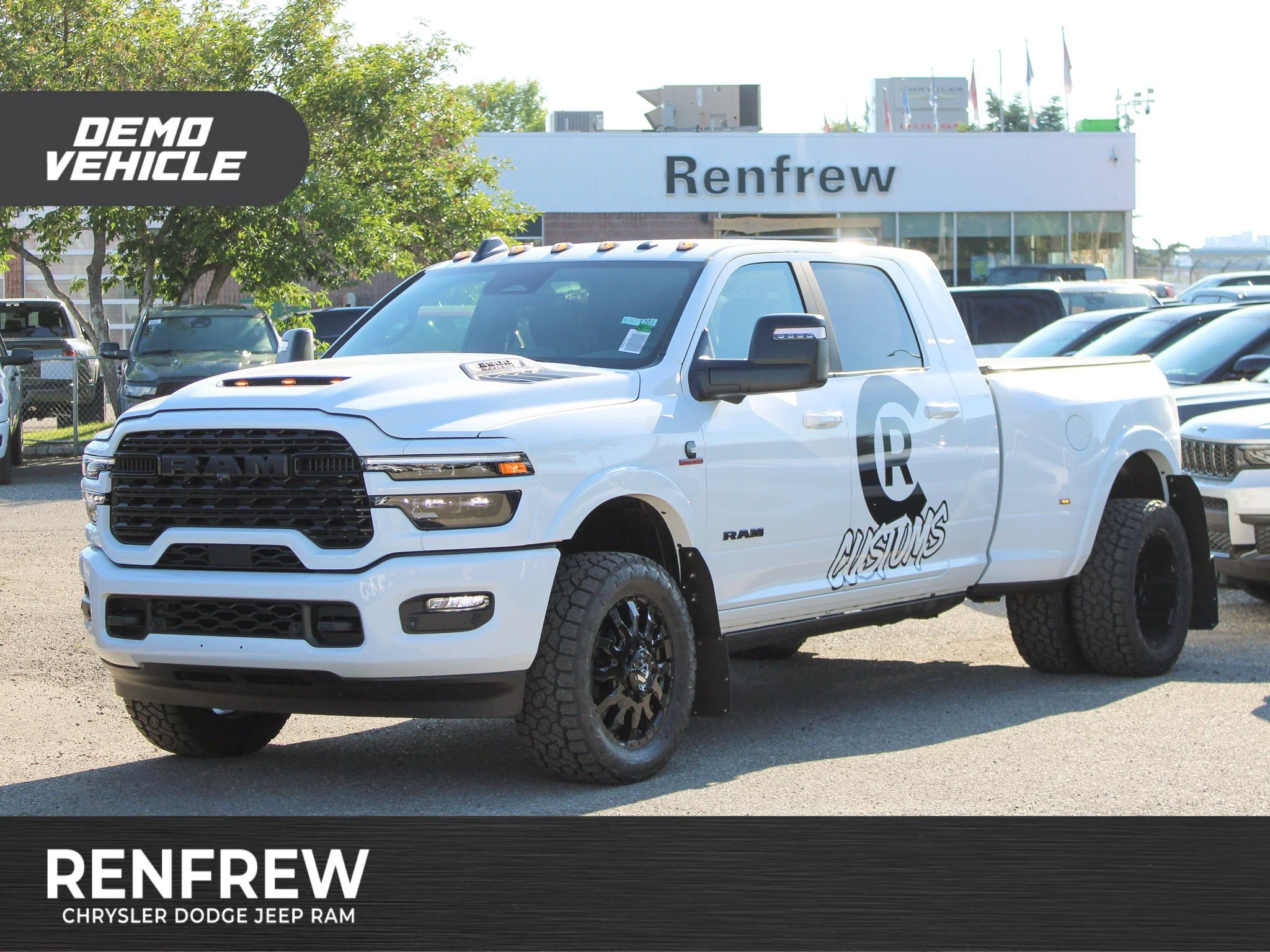 Used 2026 White RAM Limited* Mega Cab, PPF, Fuel Wheels, Toyo Open Country Tires, Trigger Industries Mudflaps image 1