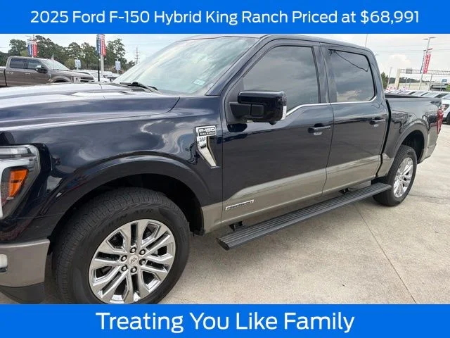 Used 2025 Antimatter Blue Metallic Ford King Ranch image 1