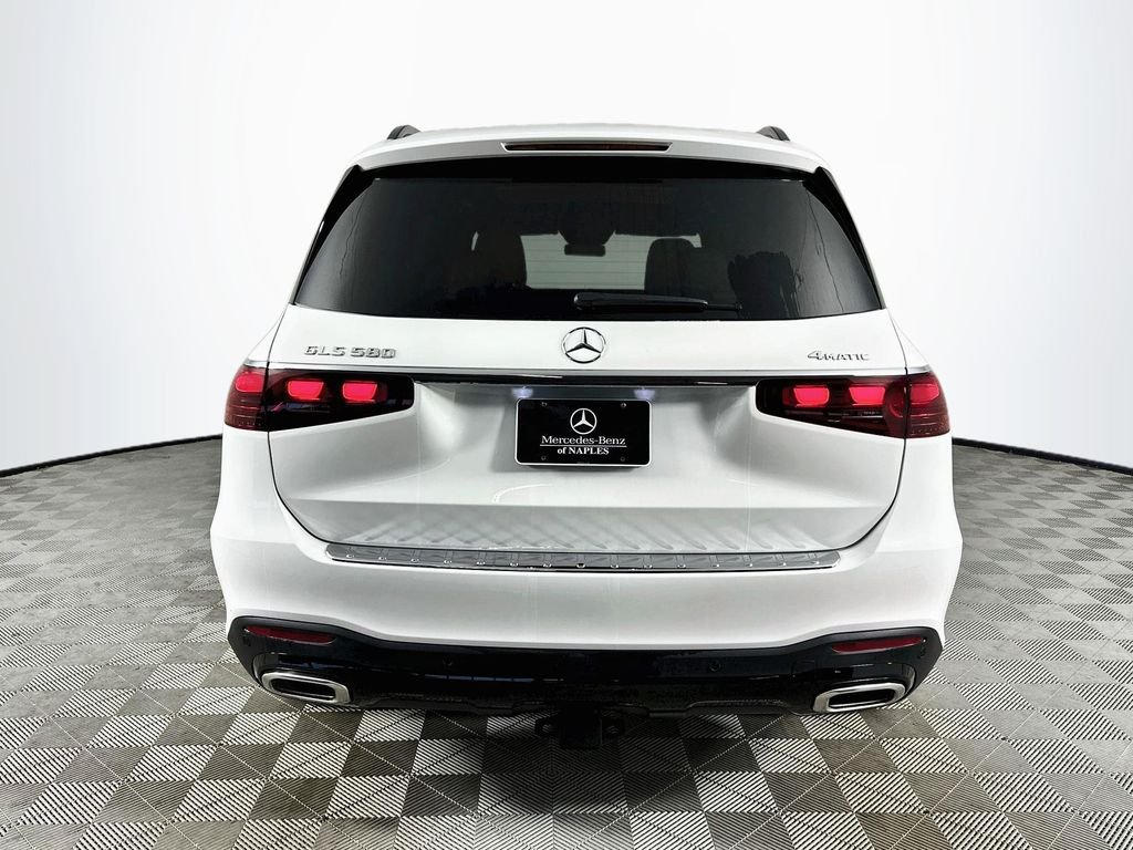 New 2026 Polar White Mercedes-Benz GLS 580 image 6