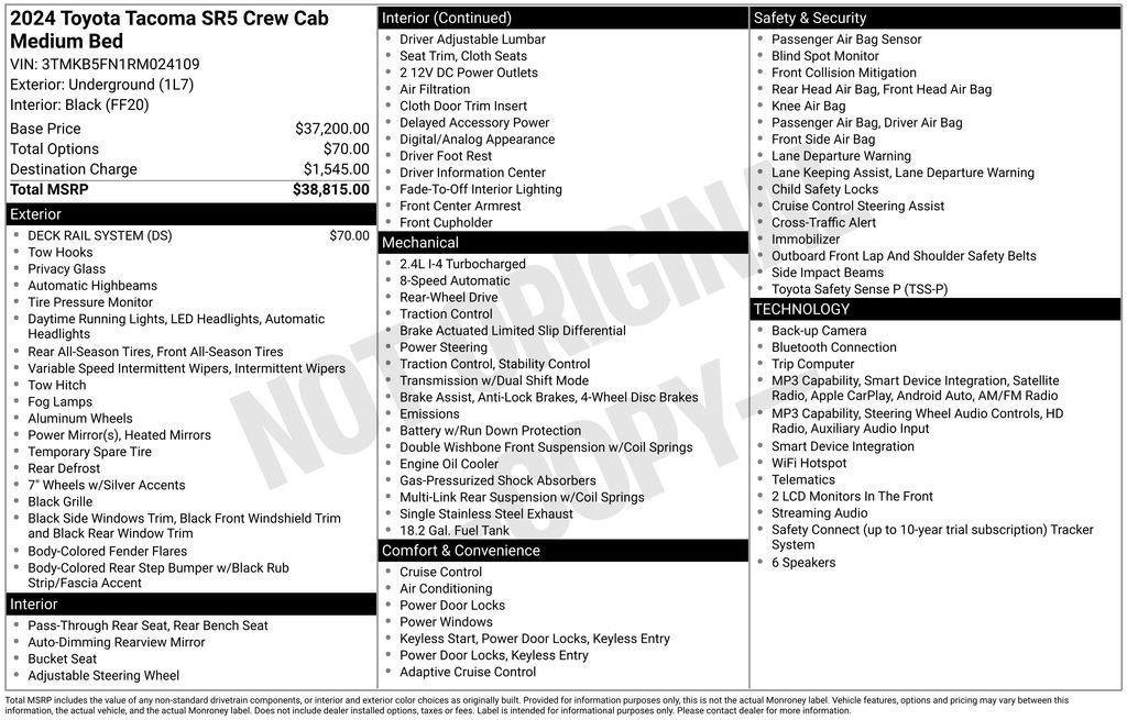 Used 2024  Toyota SR5 image 3