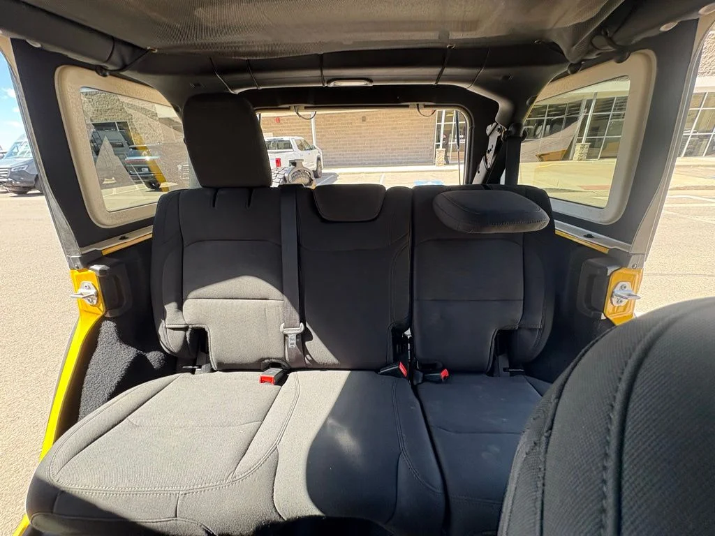 Used 2020 Baja Yellow Clearcoat Jeep Unlimited Sport image 6