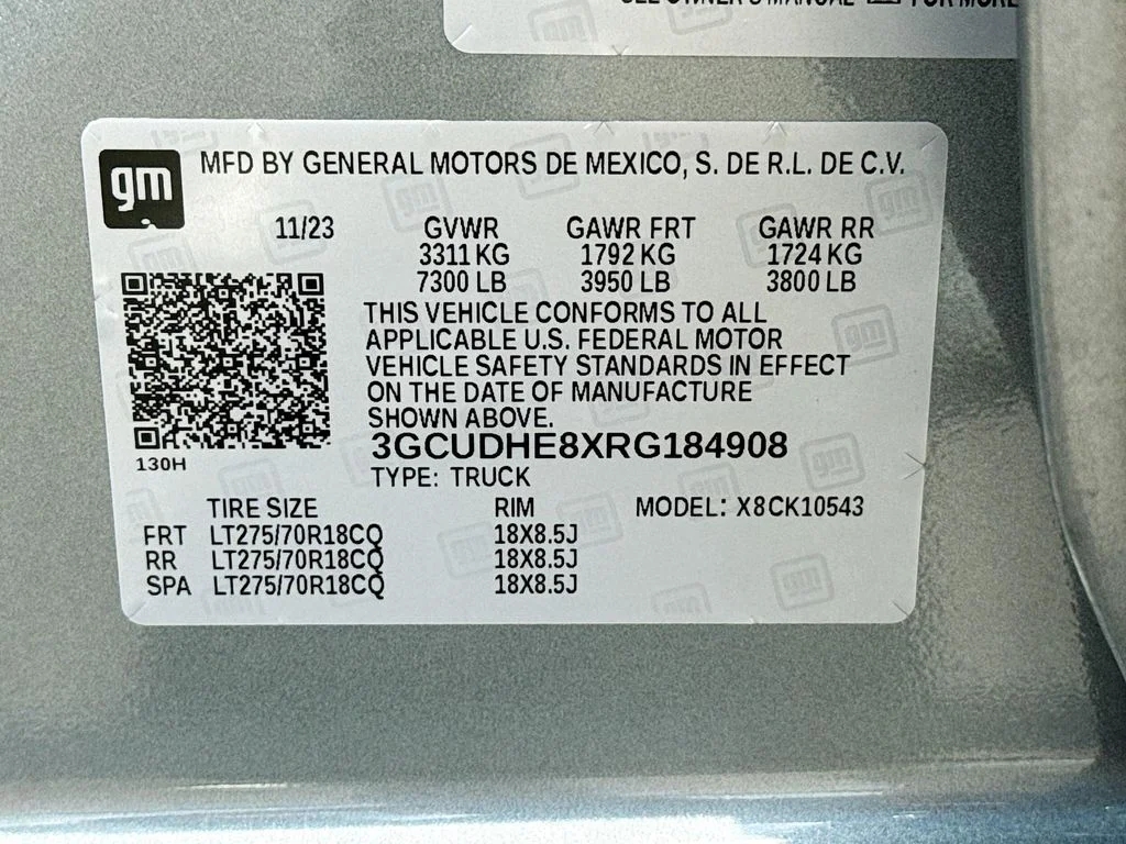 Certified Used 2024 Gray Chevrolet ZR2 image 34