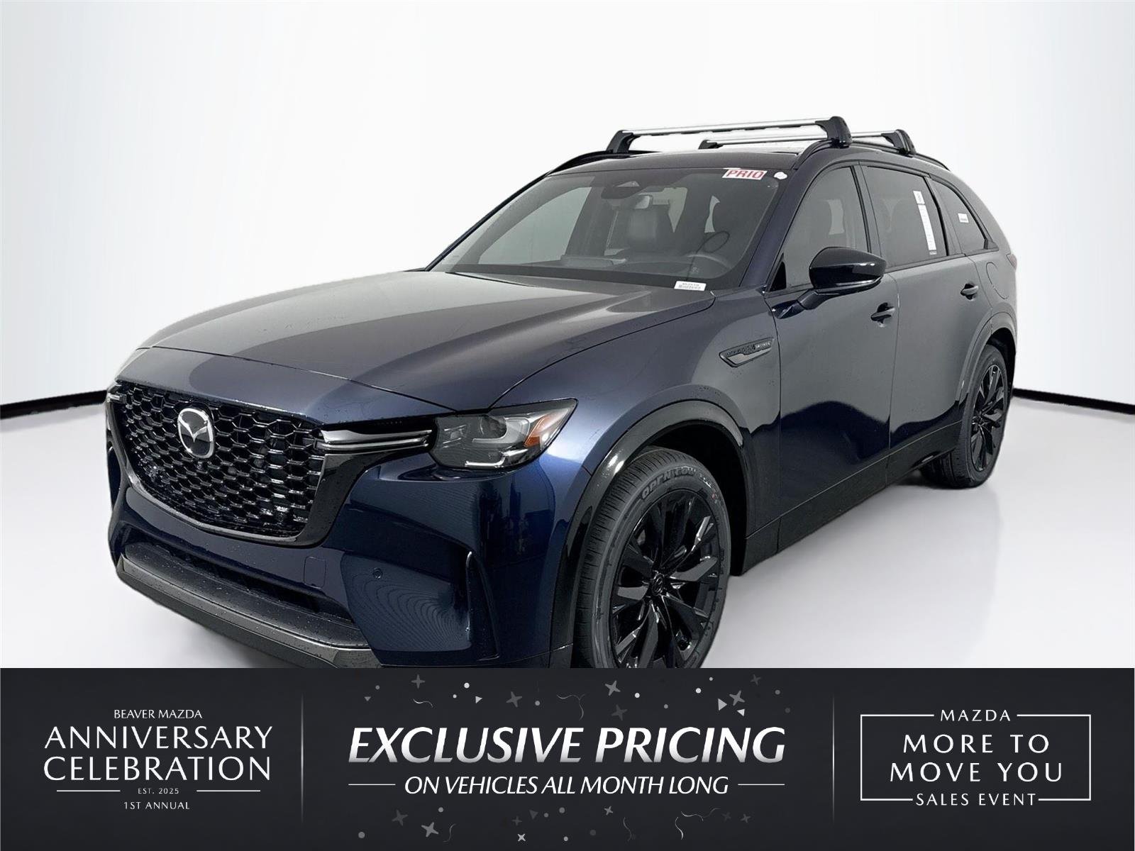 New 2026 Deep Crystal Blue Mica Mazda 3.3 Turbo S Premium Sport AWD image 1