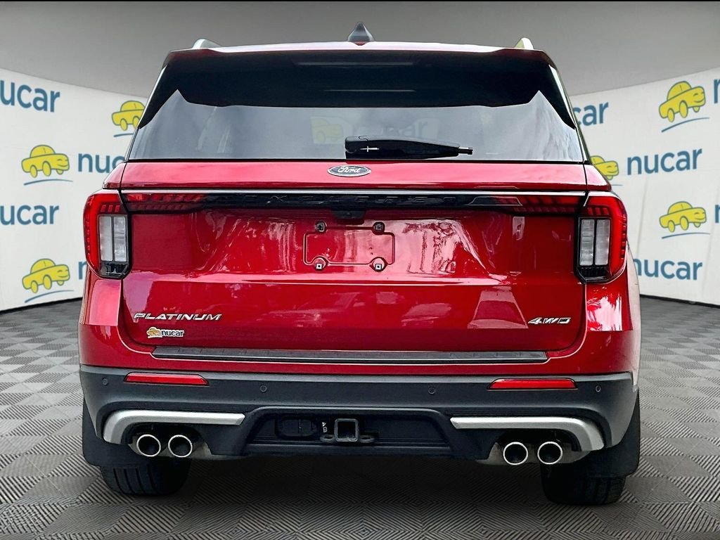 Used 2025 Red Metallic Ford Platinum image 5
