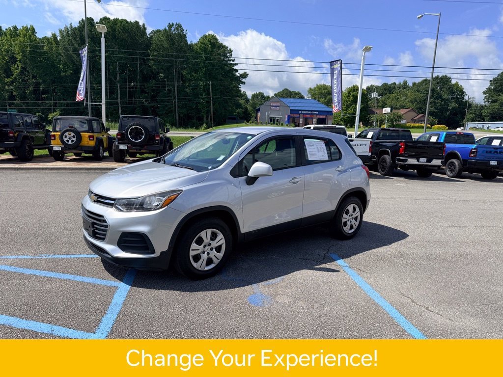 Used 2017 Chevrolet Trax LS with VIN KL7CJKSB1HB237243 for sale in Guntersville, AL