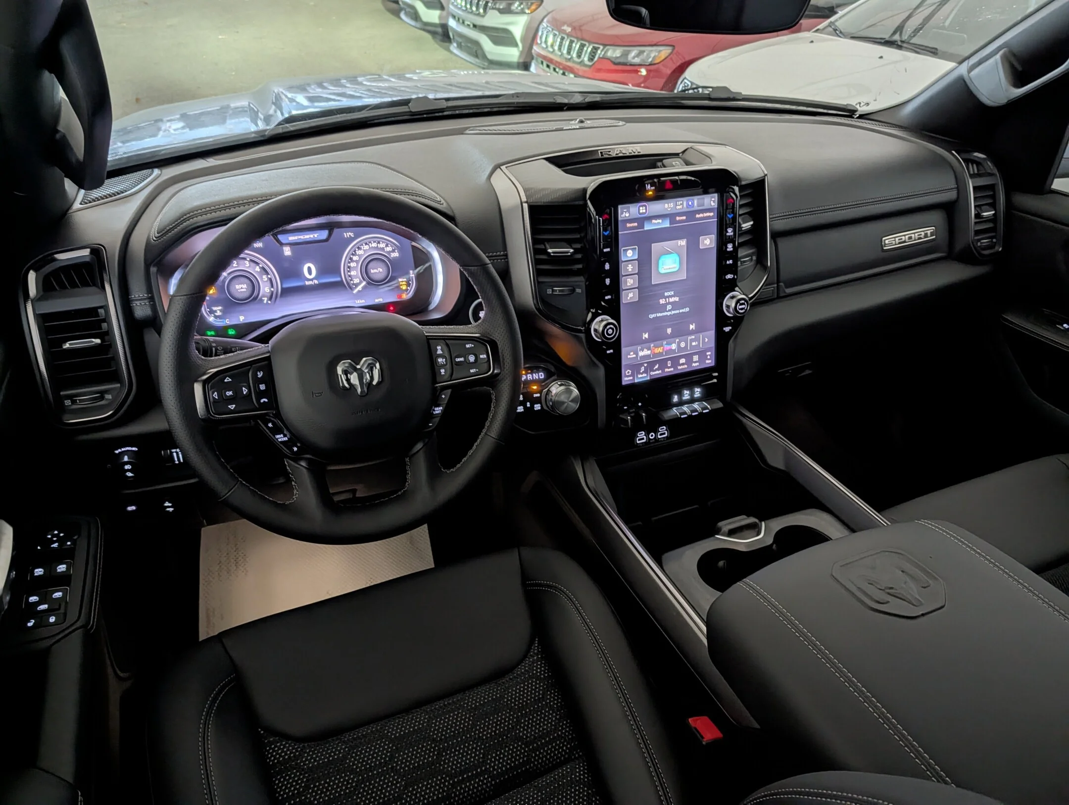 New 2027 Black RAM Sport - - 3.92 Rear Axle - Trailer Brake Control - Trailer Sway Control - Hill Start Assist & More! image 25