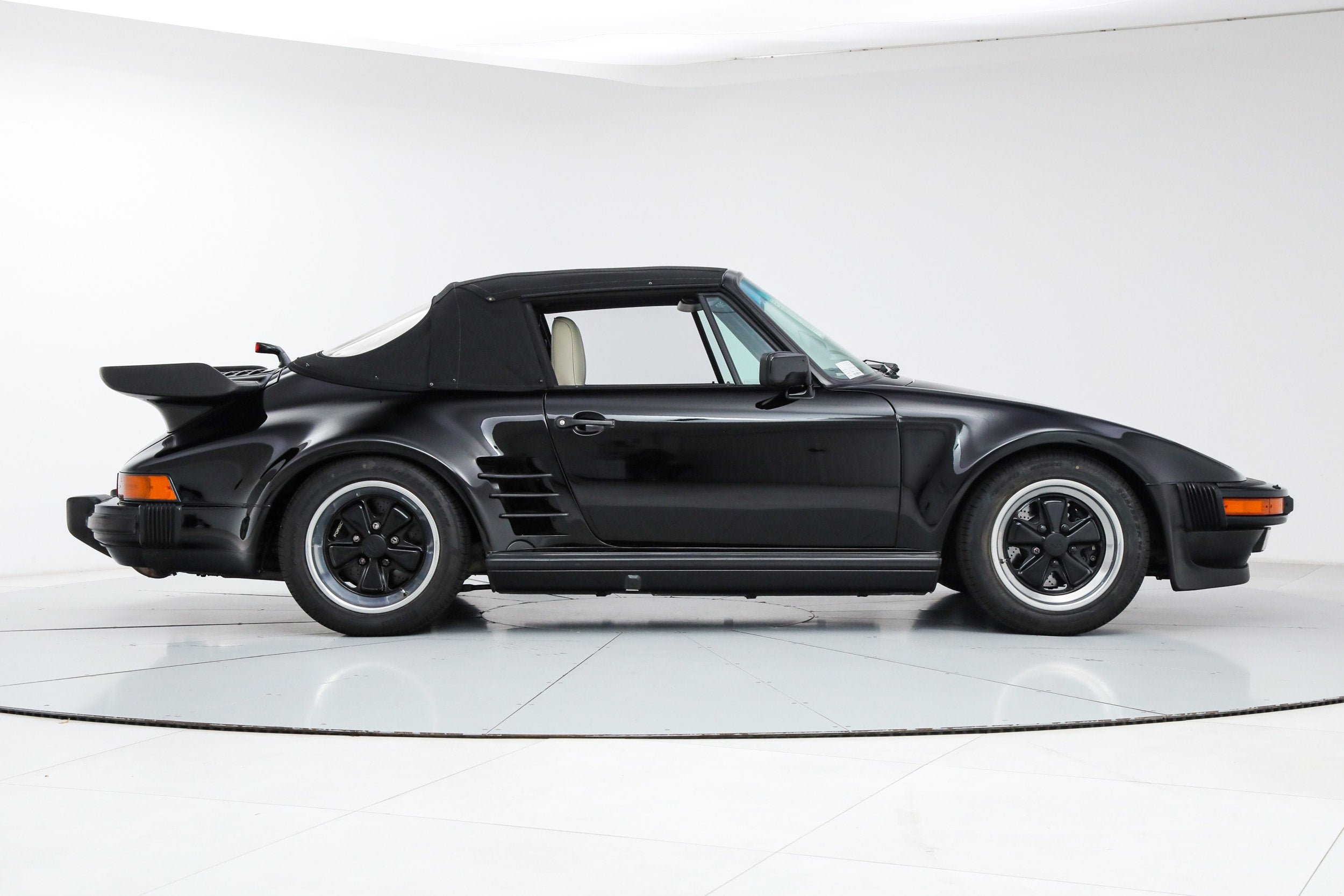 Used 1989 Black Porsche Turbo Cabriolet Slantnose image 6