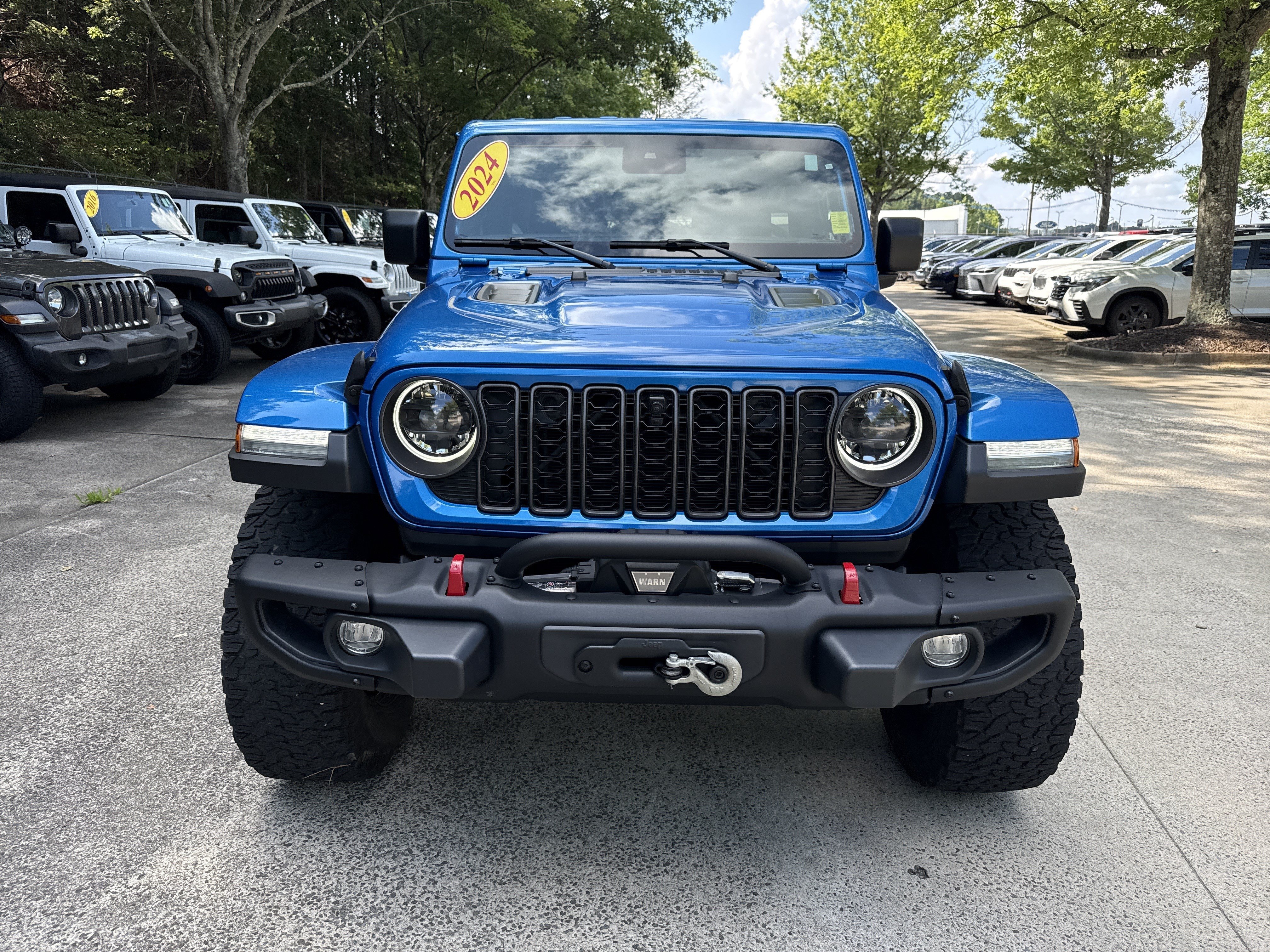 Used 2024 Hydro Blue Pearlcoat Jeep Rubicon X image 2