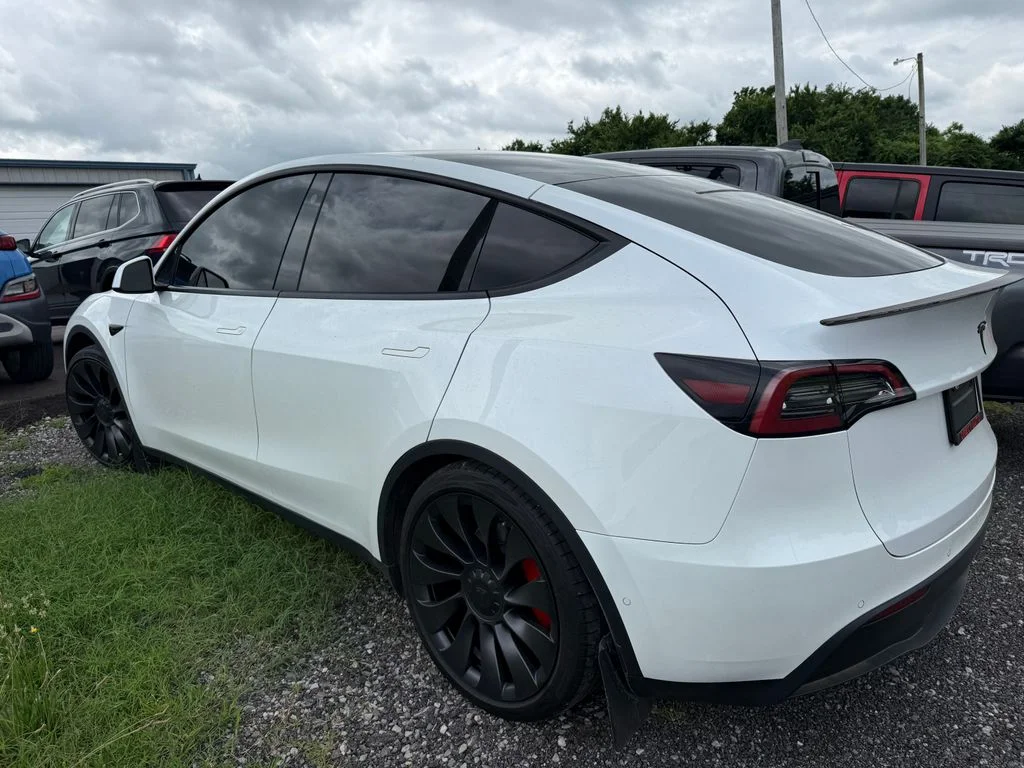 Used 2022 White Tesla Performance image 6