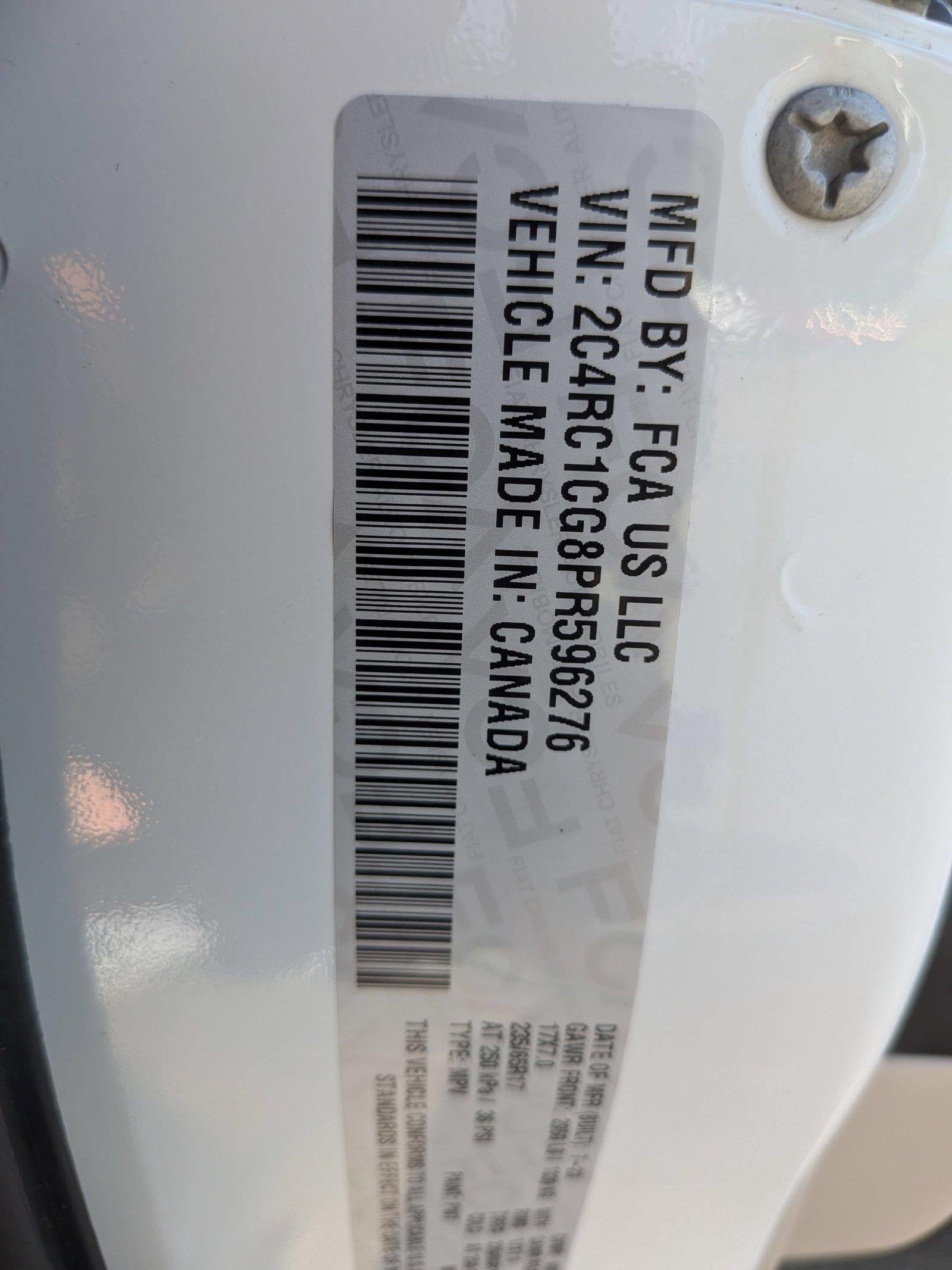 Used 2023 Bright White Clearcoat Chrysler LX image 39