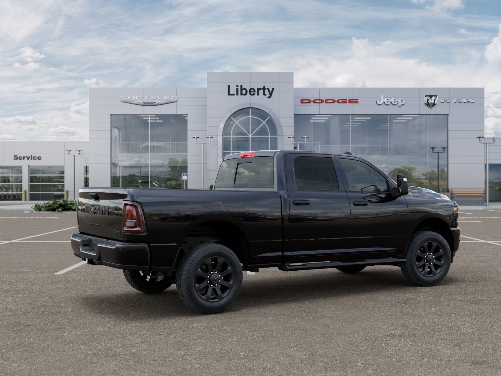 New 2026 Diamond Black Crystal Pearl-Coat Exterior Paint RAM Black Express image 79