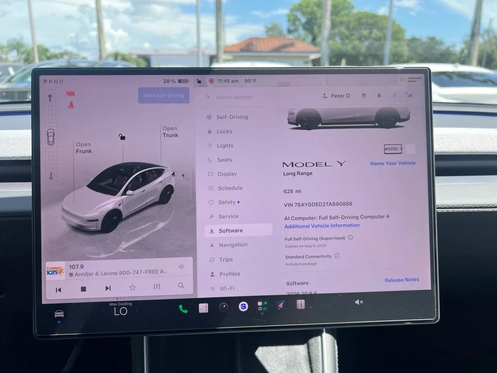 Used 2026 Tesla Model Y Long Range with VIN 7SAYGDED2TA690888 for sale in Margate, FL