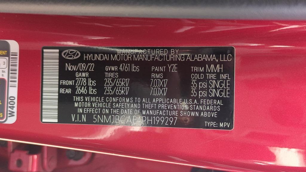 Certified Used 2023 Red Hyundai SEL image 24