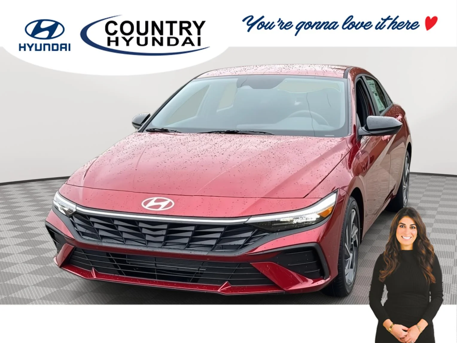 New 2025 Ultimate Red Hyundai SEL Sport image 1