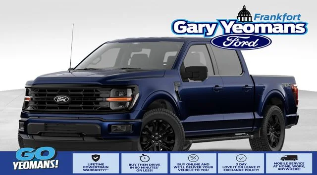New 2026 Antimatter Blue Metallic Ford XLT image 1