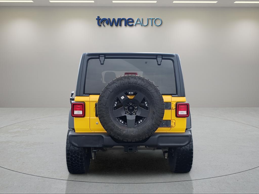 Used 2018 Yellow Jeep Unlimited Sport S image 4