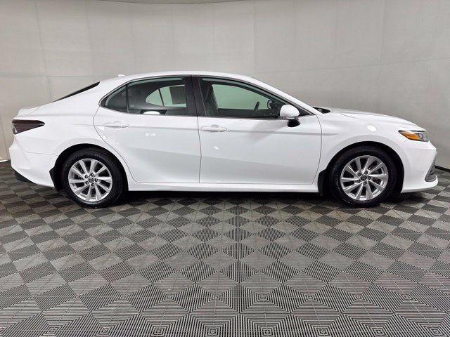 Used 2021 White Toyota LE image 2