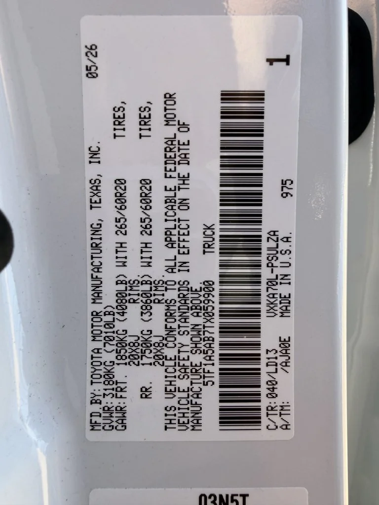 Used 2026 White Toyota Limited image 29