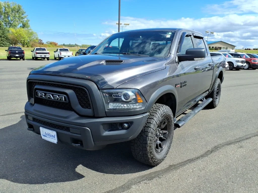 Used 2018 Granite Crystal Clearcoat Metallic Ram Rebel image 3